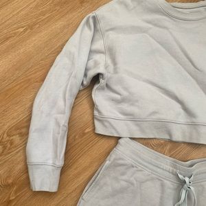 Girlfriend Collective Sweatshirt and Sweatshort SET